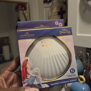 Impressions X Disney Princess Seashell Compact Mirror